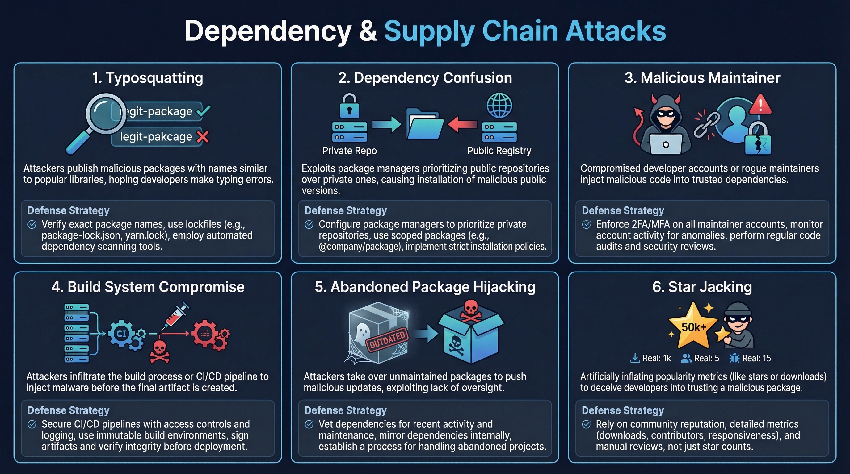 Supply Chain Attack Vectors
